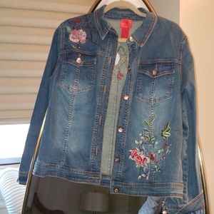 Embroidered denim jackets